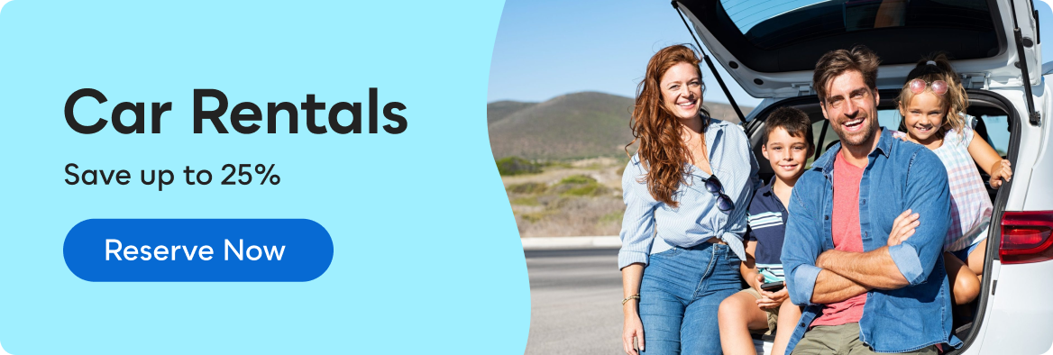 Save Up to 25% on Car Rentals&nbsp;>