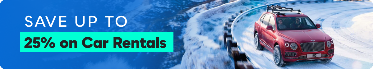 Save Up to 25% on Car Rentals&nbsp;>
