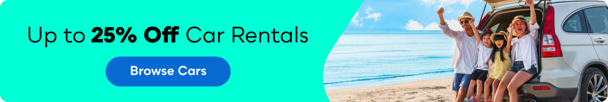 Up to 25% Off Car Rentals&nbsp;>