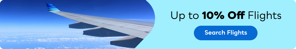 Up to 10% Off Flights&nbsp;>