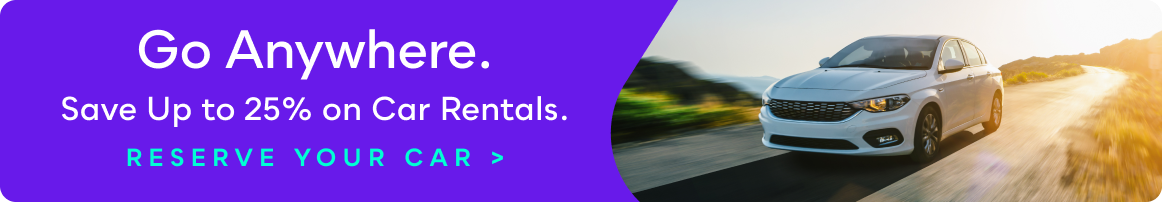 Save Up to 25% on Car Rentals&nbsp;>
