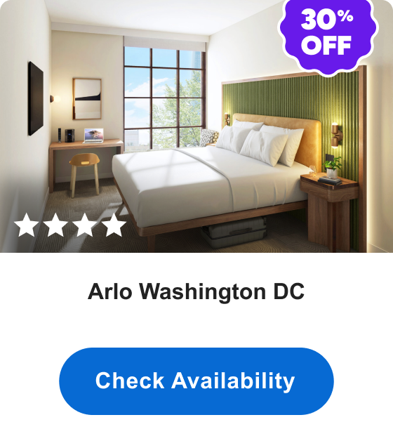 Arlo Washington DC | **** | 30% OFF