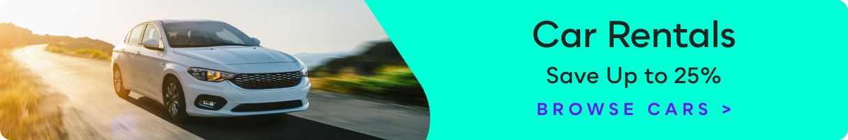 Save Up to 25% on Car Rentals&nbsp;>