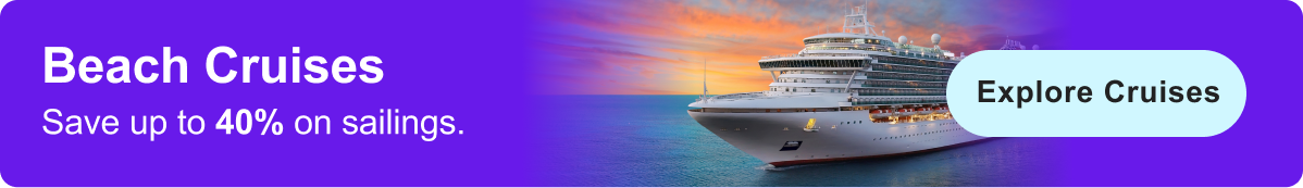 Save up to 40% on Cruises&nbsp;>