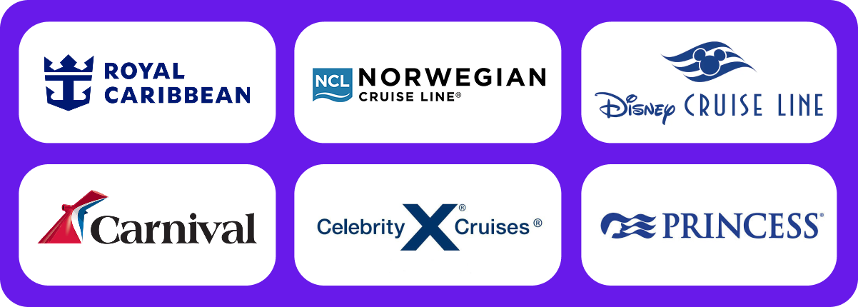 Royal Caribbean | Norwegian Cruise Line | Disney Cruise Line | Carnival | Celebrity Cruises | Princess