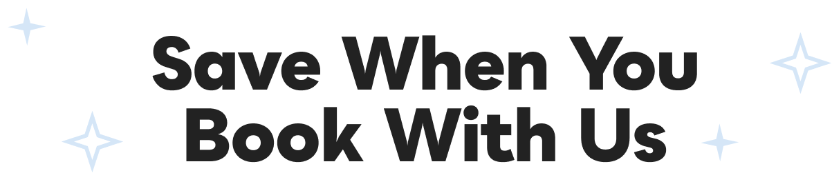 Save When You Book With Us
